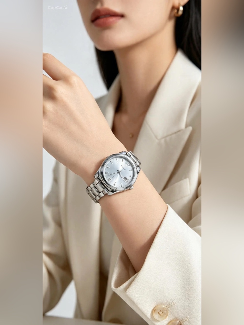 Fossil silver watch